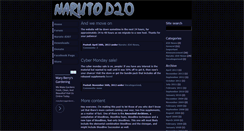 Desktop Screenshot of narutod20.com